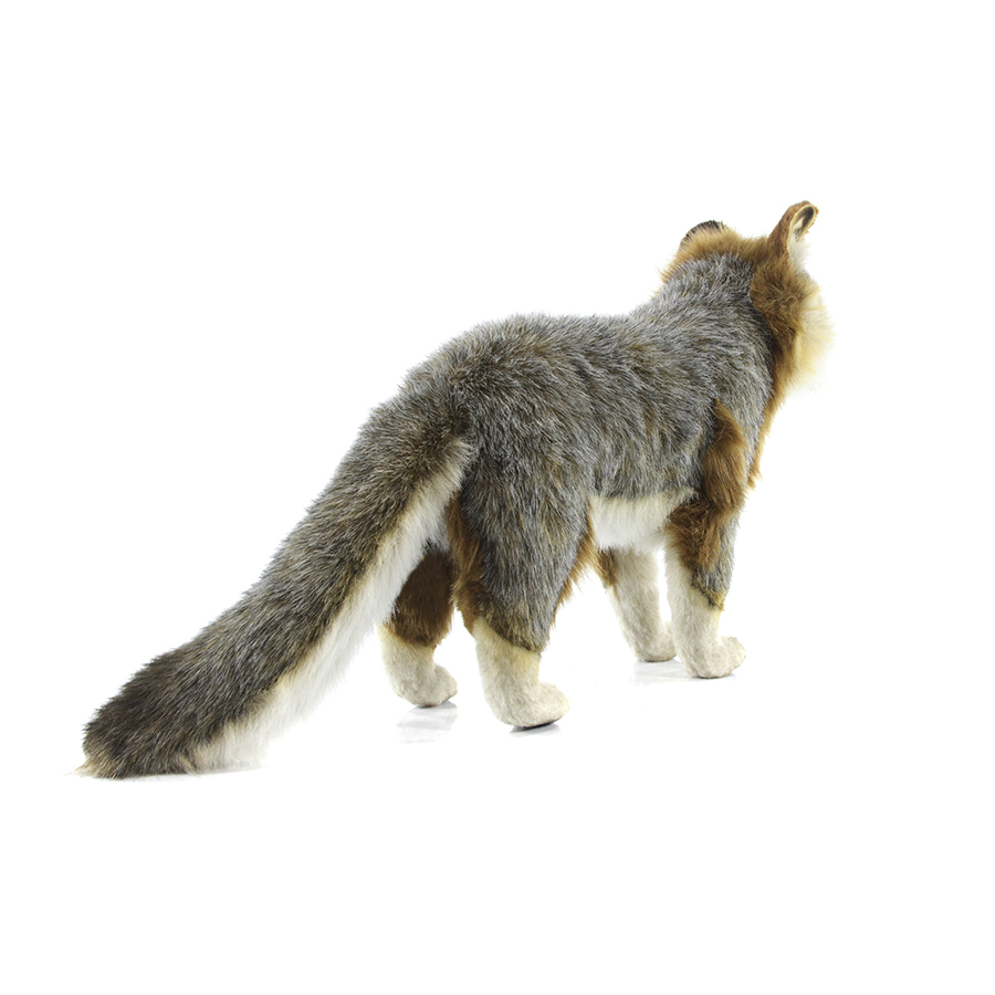 Мягкая игрушка Серая лисица стоящая 40 см  